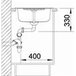 Кухонная мойка BLANCO ZIA 45 S (514732) антрацит Изображение