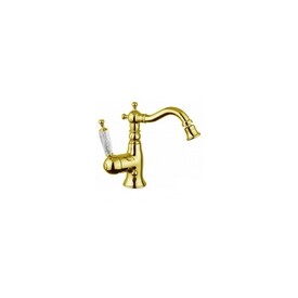 Смеситель Oxford для биде моноком-й с декор. ручкой Bugnatese золото (OXDO6323 decor) OXDO6323decor Изображение
