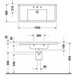Умивальник DURAVIT Starck 3 030410 Зображення