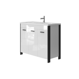 Тумба JUVENTA BROOKLYN Br-100 черная Изображение