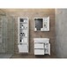Дзеркальна шафа JUVENTA MANHATTAN MnhMC-80 чорна Зображення