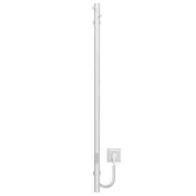 Полотенцесушитель электрический Chloe 30x1100 Deffi нержавеющая сталь (Белый, WD04) Изображение