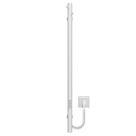 Полотенцесушитель электрический Chloe 30x900 Deffi нержавеющая сталь (Белый, WD04) Изображение