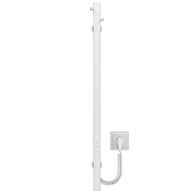 Полотенцесушитель электрический Holly 30x800 Deffi нержавеющая сталь (Белый, WD04) Изображение