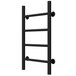 Рушникосушарка водяна Оріон П4 300х600 Deffi нержавіюча сталь (Чорний, Бокове ліве підключення) Зображення